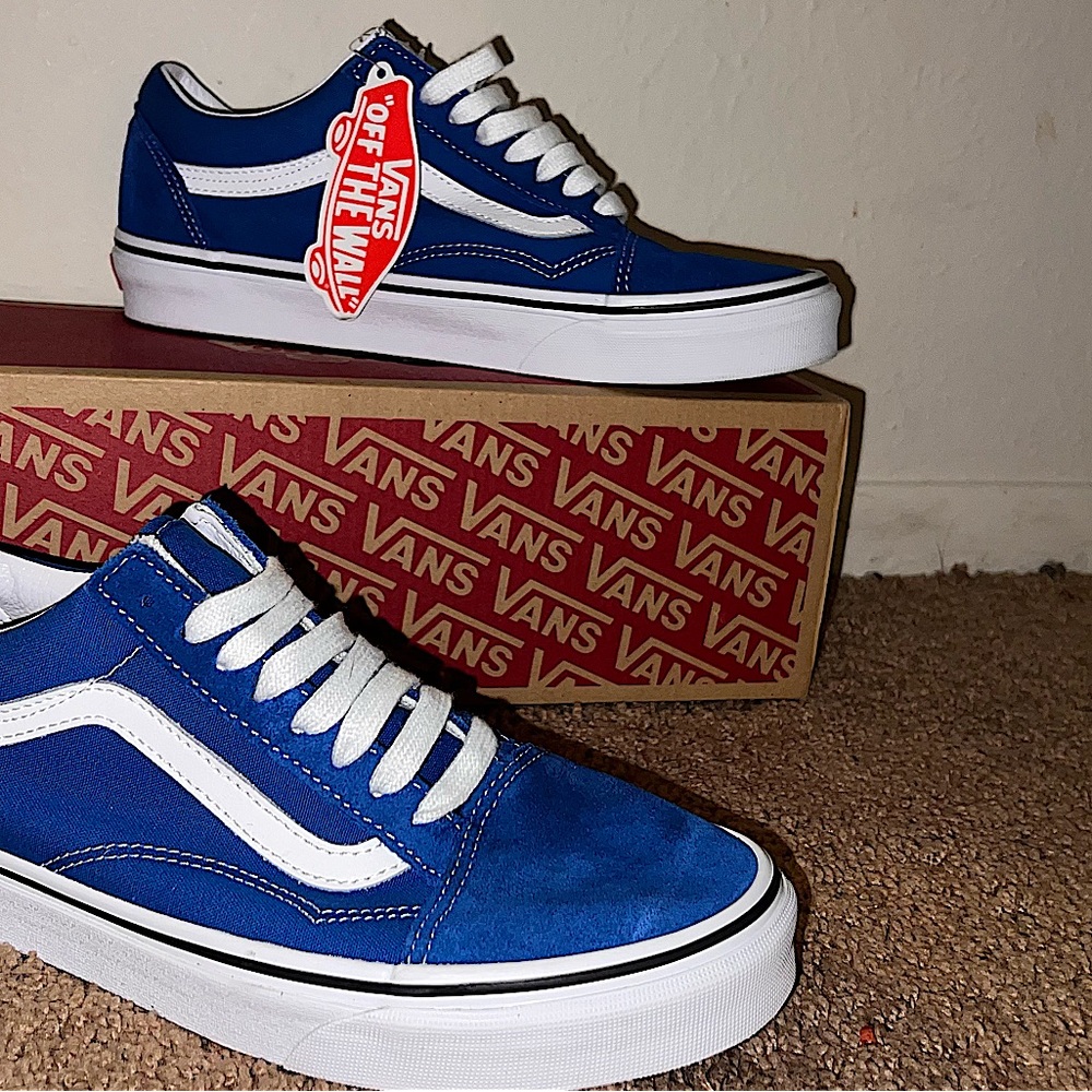 Blue Old Skool Vans